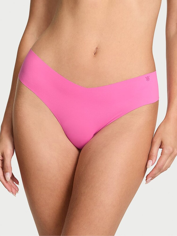 Victoria's Secret Rose Garden Pink Thong Print Knickers - Image 1 of 2