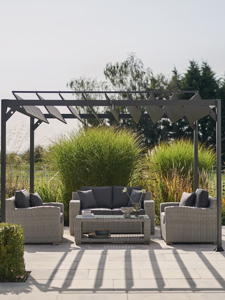 Kettler Grey Garden Panalsol Louvre Pagoda 3.5m x 3.5m - Image 2 of 7