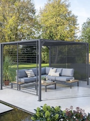 Kettler Grey Garden Panalsol Deluxe Pagoda 3.5m x 3m - Image 1 of 3