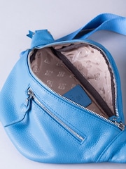 Lakeland Leather Blue Tarn Sling Bag - Image 3 of 7