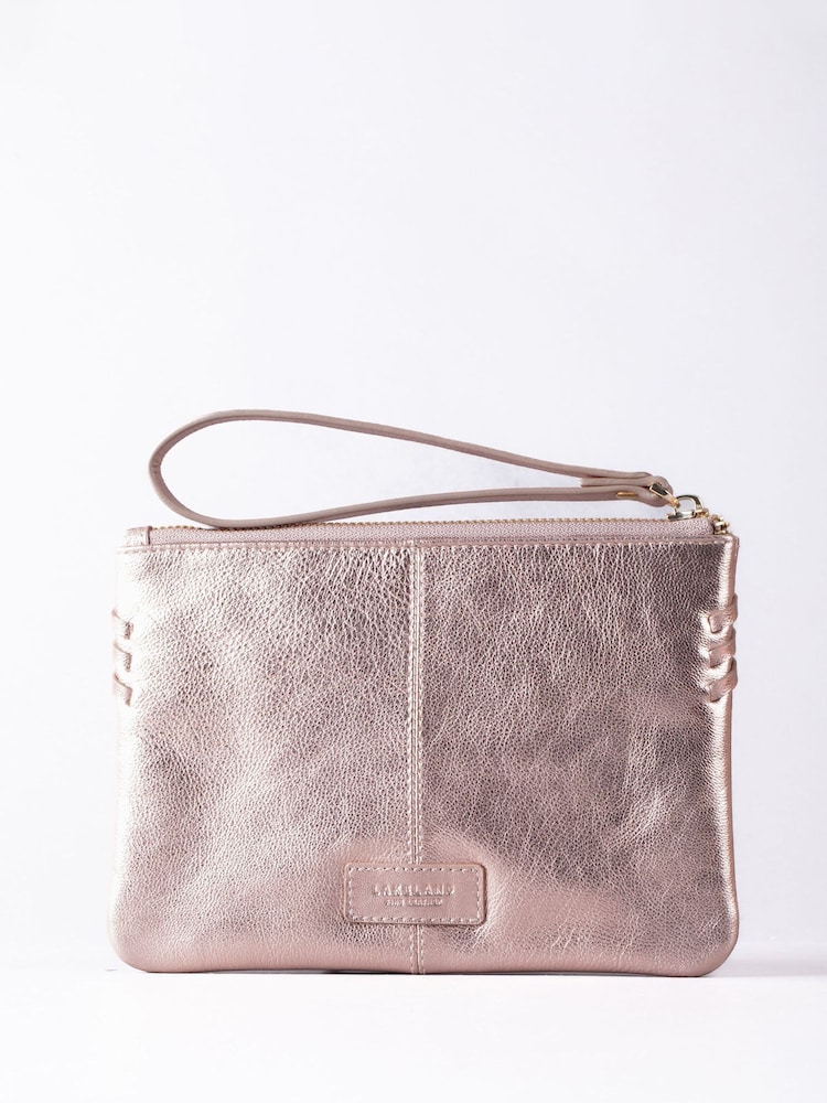 Lakeland Leather Metallic Tarnly Purse Pouch - Image 1 of 8 Lakeland Leather Metallic Tarnly Purse Pouch - Image 1 of 8
