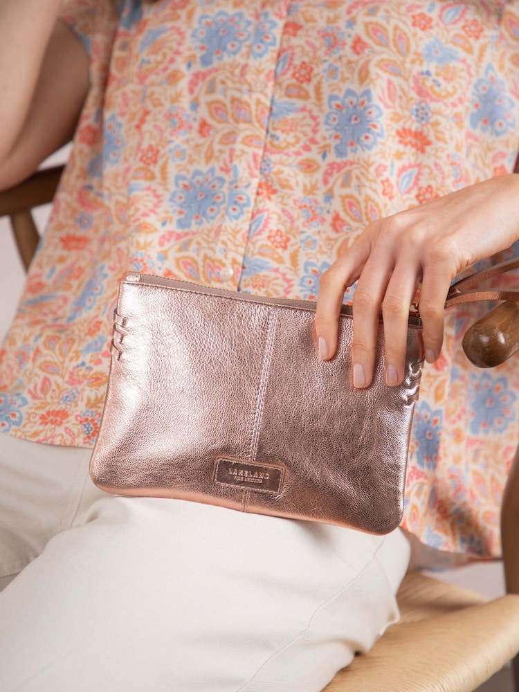 Lakeland Leather Metallic Tarnly Purse Pouch - Image 2 of 8 Lakeland Leather Metallic Tarnly Purse Pouch - Image 2 of 8