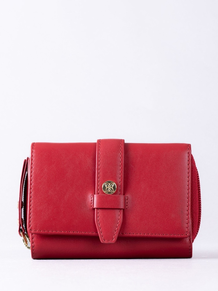 rdeča - Lakeland Leather Srednja Icon Stud Tab denarnica - Slika 2 iz 5 rdeča - Lakeland Leather Srednja Icon Stud Tab denarnica - Slika 2 iz 5