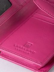 Lakeland Leather Pink Light Large Icon Stud Tab Purse - Image 5 of 5