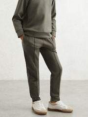 Reiss Dark Sage Premier 13-14 yrs Interlock Drawstring Joggers - Image 2 of 4