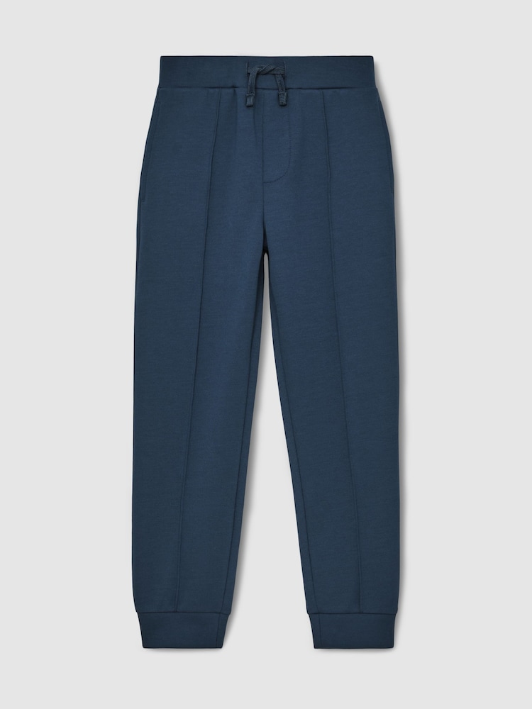 Reiss Ocean Blue Premier 13-14 yrs Interlock Drawstring Joggers - Image 1 of 4