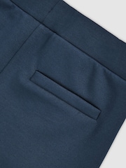 Reiss Ocean Blue Premier 13-14 yrs Interlock Drawstring Joggers - Image 4 of 4