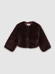 Reiss Burgundy Marco Coat - Image 2 of 4