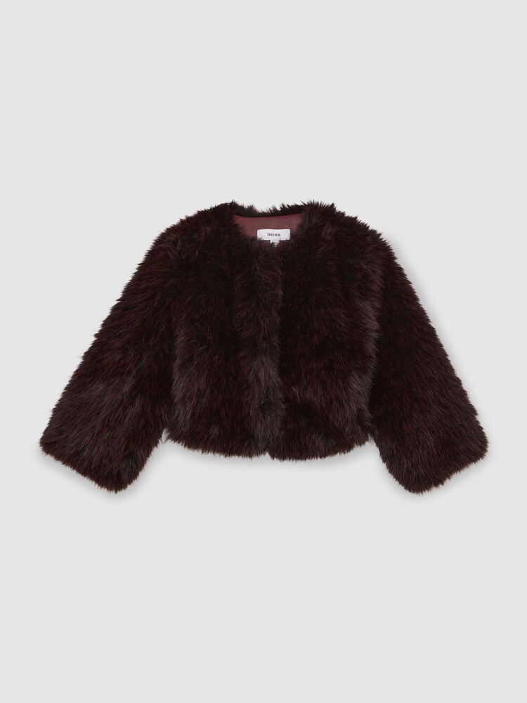 Reiss Burgundy Marco Coat - Image 2 of 4 Reiss Burgundy Marco Coat - Image 2 of 4