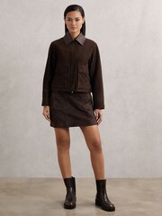 Reiss Brown Phoebe Leather Chelsea Boots - Image 2 of 5