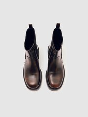 Reiss Brown Phoebe Leather Chelsea Boots - Image 3 of 5