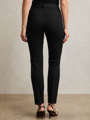Reiss Black Norla Pintuck Tapered Trousers - Image 5 of 6