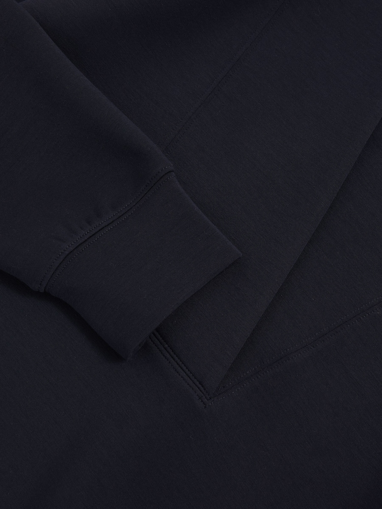 Reiss Navy Annabel Modal-Blend Shawl-Neck Sweatshirt - Image 5 of 5
