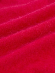 Reiss Red Misha Brushed Cashmere Crew Neck Jumper - Image 6 of 6