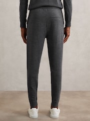 Reiss Derby Grey Melange Billings Merino Wool Cuffed Joggers - Image 5 of 6