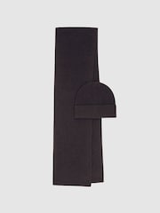 Reiss Chocolate Brown Chesterfield Hat - Image 1 of 7