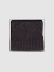 Reiss Chocolate Brown Chesterfield Hat - Image 6 of 7