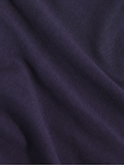 Reiss Navy Belle Cotton Crew Neck T-Shirt - Image 4 of 4