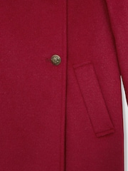 Reiss Red Mabel Wool-Blend Double-Breasted Coat - Image 4 of 4