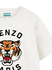 Kenzo Kids Tiger Graphic Logo Short Sleeve T-Shirt - Image 3 of 3