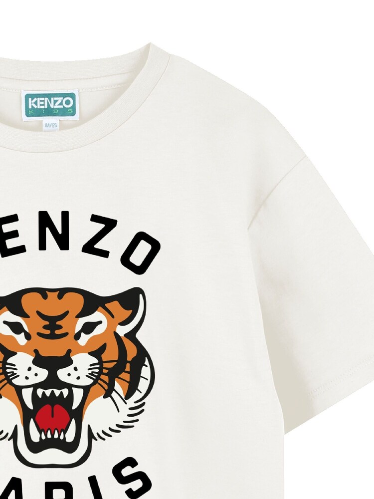 Kenzo Kids Tiger Graphic Logo Short Sleeve T-Shirt - Image 3 of 3