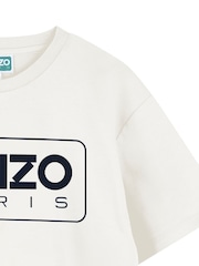 Kenzo Kids Paris Logo Short Sleeve T-Shirt - Image 3 of 3