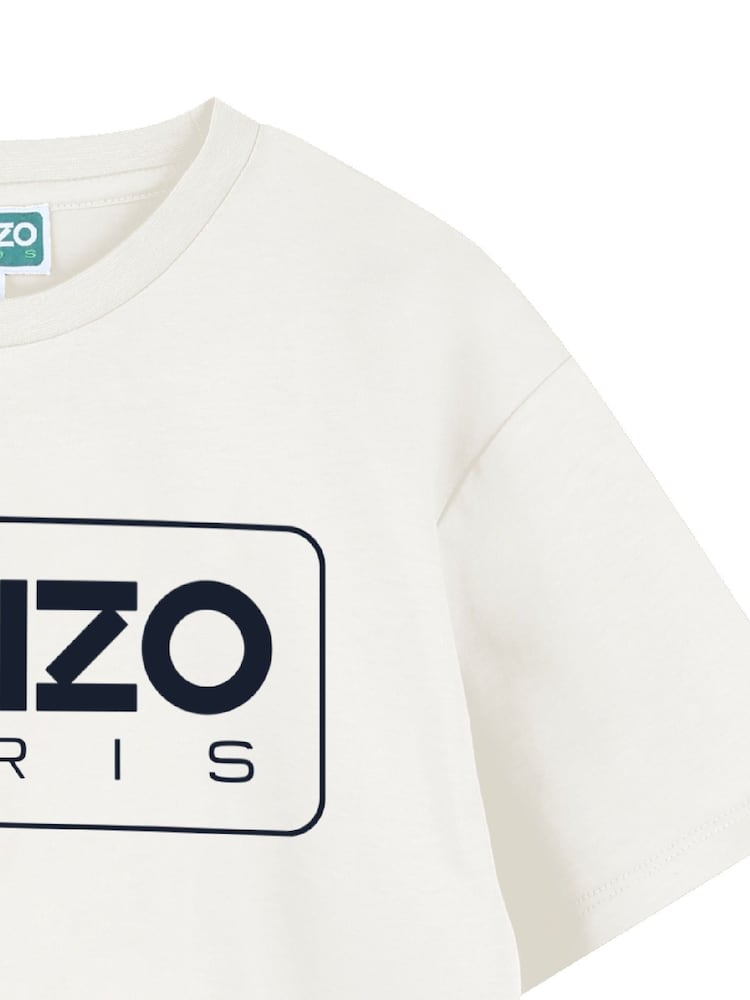 Kenzo Kids Paris Logo Short Sleeve T-Shirt - Image 3 of 3