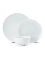 Mikasa 12 Piece White Chalk Porcelain Dinner Set - Image 3 of 5