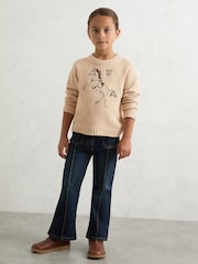 Reiss Lucy Cotton Pony Club Embroidered Jumper - Imagen 3 de 4