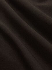 Reiss Chocolate Brown Oscar Regular-Fit Single-Breasted Wool-Blend Suit Blazer - Image 9 of 9