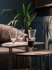 Mikasa Set of 4 Clear Salerno Short-Stemmed Crystal Wine Glass - Image 1 of 5