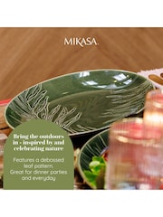 Mikasa White Jardin Oval Ceramic Serving Platter - Image 6 of 6