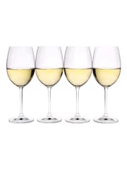 Mikasa Set of 4 Clear Julie Crystal  Wine Glasses - Image 4 of 5