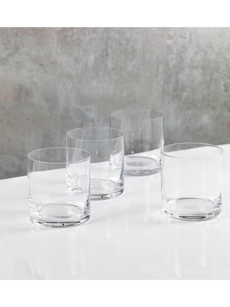 Mikasa Set of 4 Clear Julie Old Fashioned Drinking Glasses - Image 2 of 5