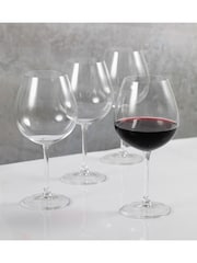 Mikasa Set of 4 Clear Julie Crystal Wine Glasses - Image 1 of 5