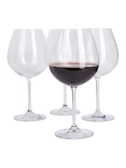 Mikasa Set of 4 Clear Julie Crystal Wine Glasses - Image 4 of 5