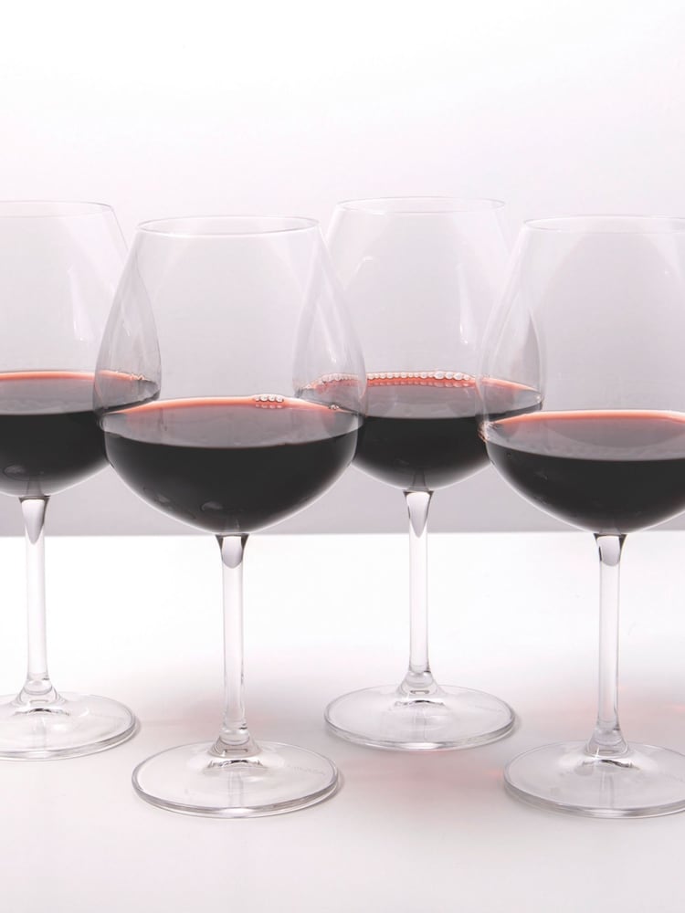 Mikasa Set of 4 Clear Julie Crystal Wine Glasses - Image 4 of 4 Mikasa Set of 4 Clear Julie Crystal Wine Glasses - Image 4 of 4