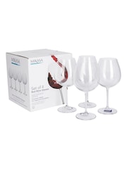 Mikasa Set of 4 Clear Julie Crystal Wine Glasses - Image 5 of 5