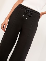 Lipsy Black Wide Leg Sweat Joggers - Image 2 of 4