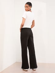 Lipsy Black Wide Leg Sweat Joggers - Image 4 of 4