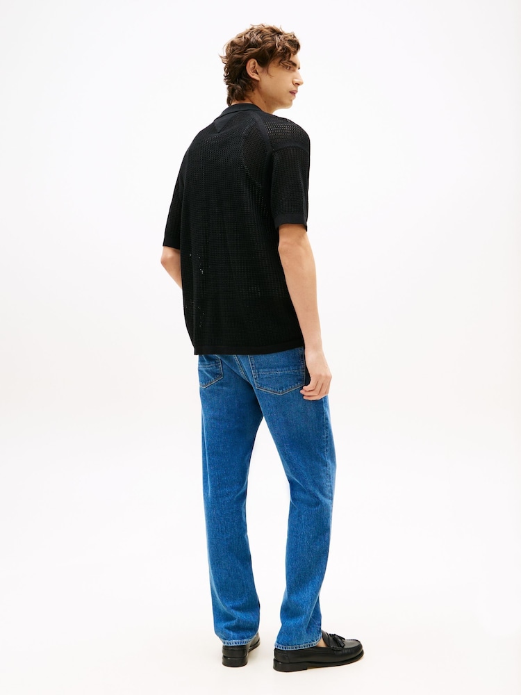 Tommy Hilfiger Black Knit Overshirt - Image 2 of 5