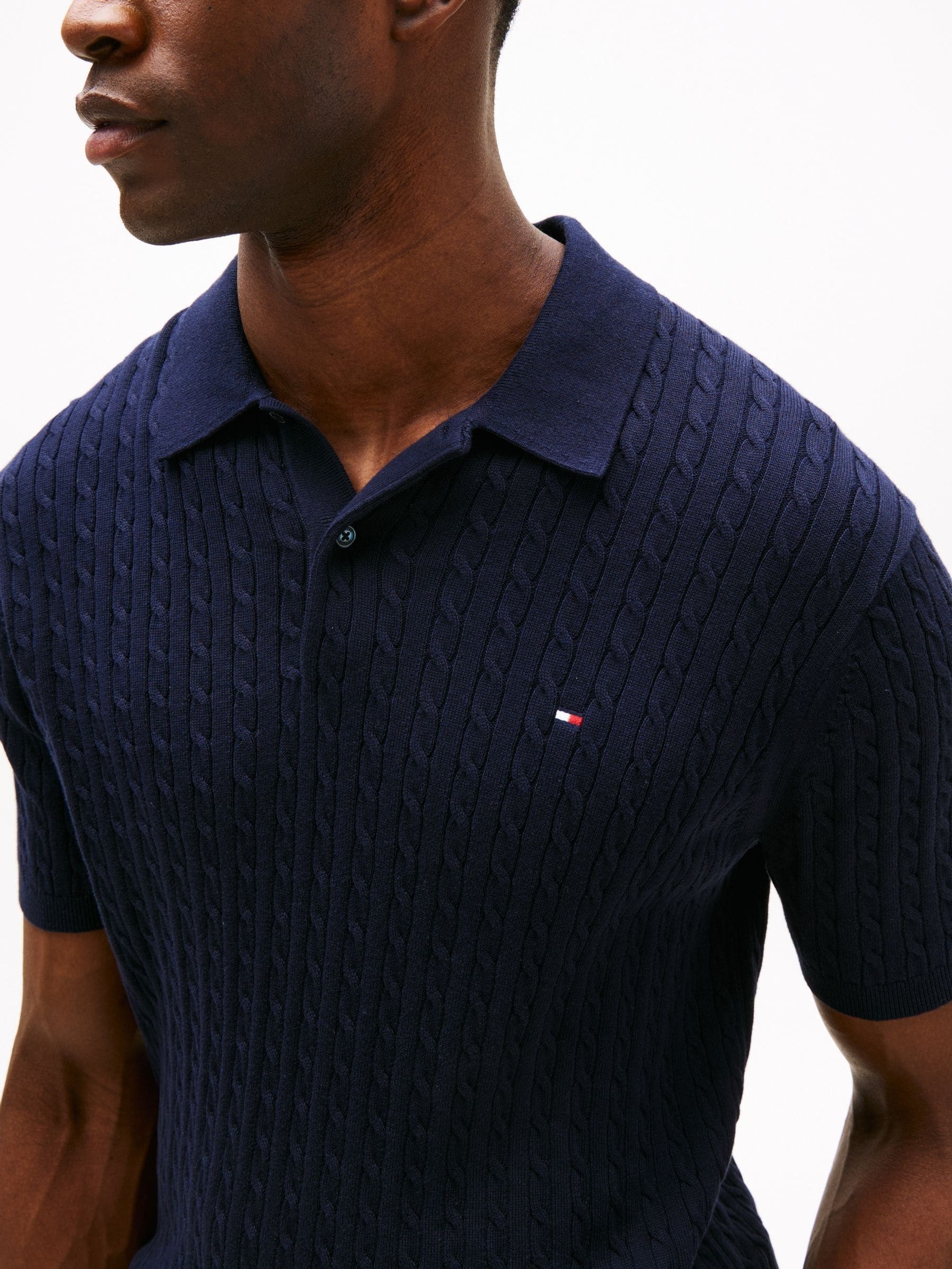 Next：日本 ブルー - Tommy Hilfiger レギュラーフィット ケーブル