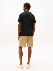 Tommy Hilfiger Black Athleisure Logo Embroidery T-Shirt - Image 2 of 5