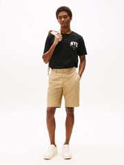 Tommy Hilfiger Black Athleisure Logo Embroidery T-Shirt - Image 3 of 5