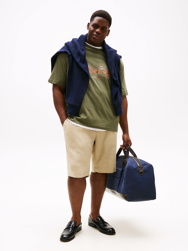 Tommy Hilfiger Green Plus Regular Fit Short Sleeve T-Shirt - Image 3 of 5