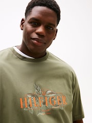 Tommy Hilfiger Green Plus Regular Fit Short Sleeve T-Shirt - Image 4 of 5