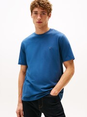 Tommy Hilfiger Blue Crew Neck T-Shirt - Image 1 of 5