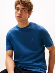 Tommy Hilfiger Blue Crew Neck T-Shirt - Image 4 of 5