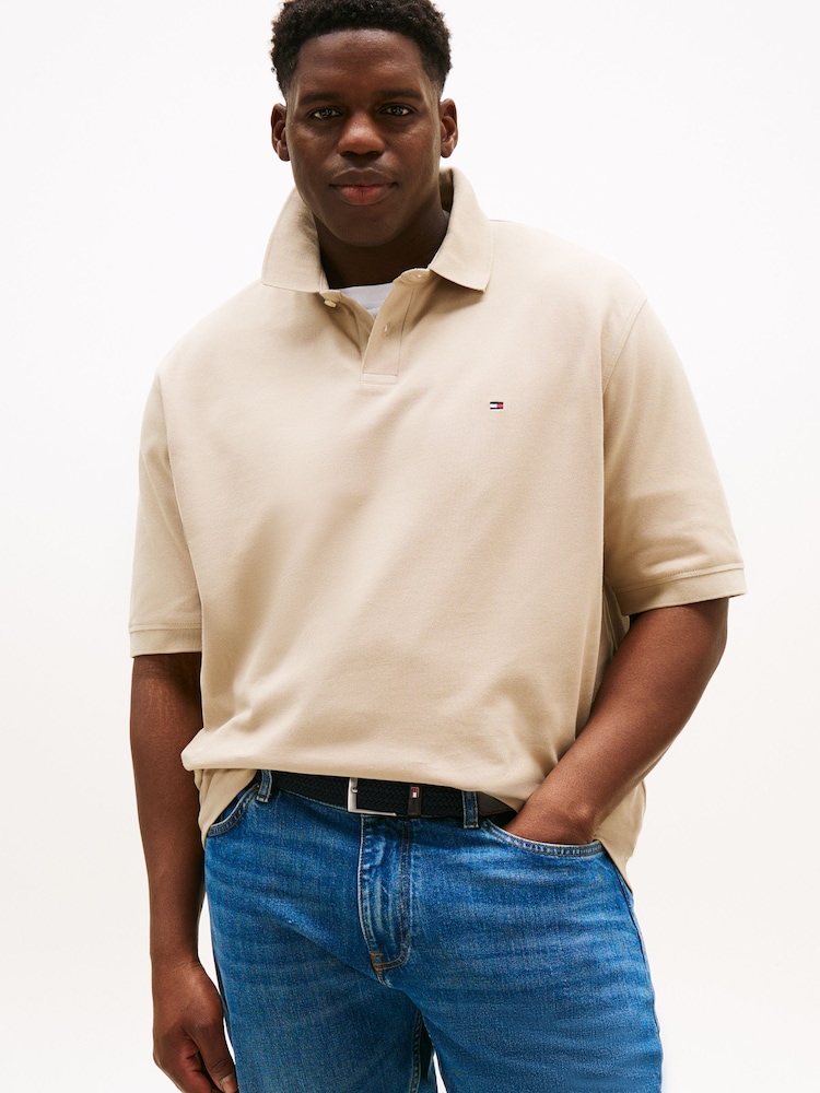 Tommy Hilfiger Natural Regular Fit Plus 1985 Polo Shirt - Image 1 of 5