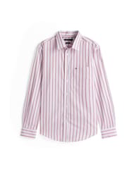 Tommy Hilfiger Pink Regular Fit Dobby Stripe Shirt - Image 5 of 5